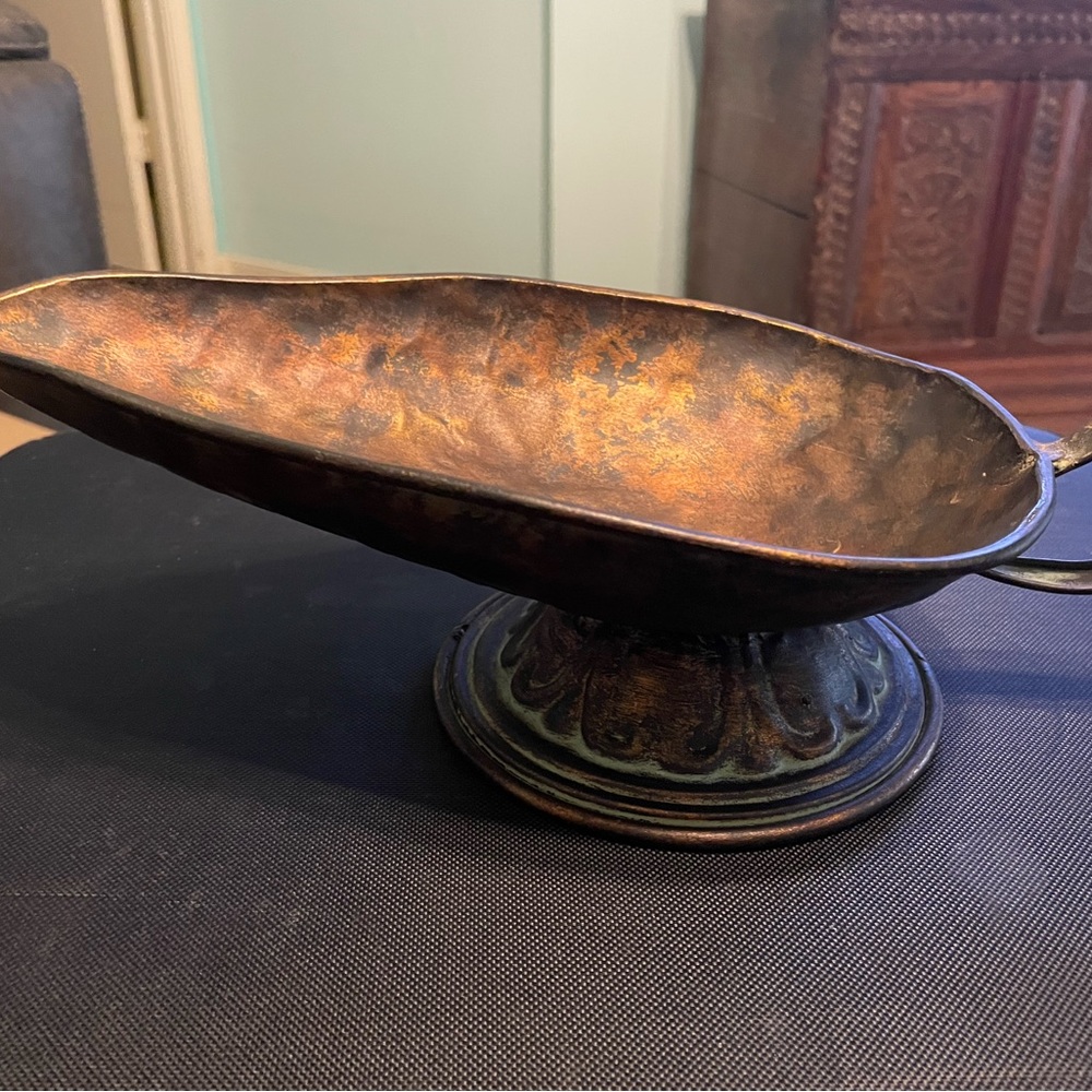 Hammered Copper Gravy Boat